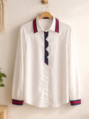 Vintage Lady Eva Laurel  Padded Shoulder Long Sleeve